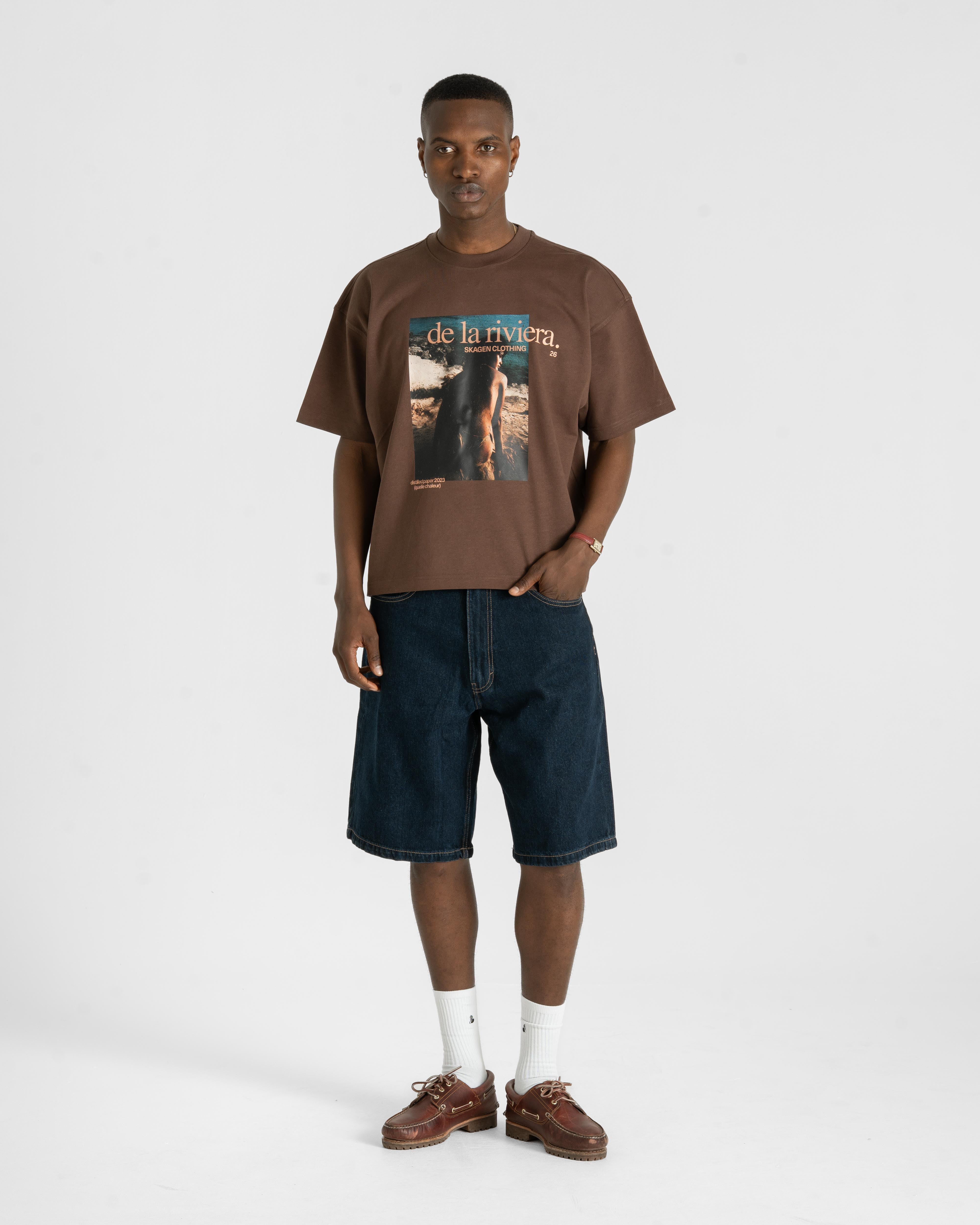 De la Riviera T-shirt Brown